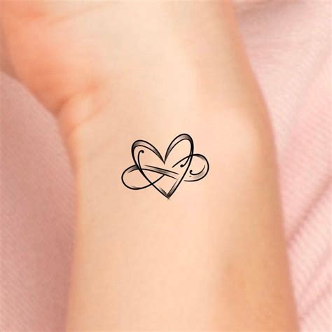 Infinity Symbol Heart Tattoo