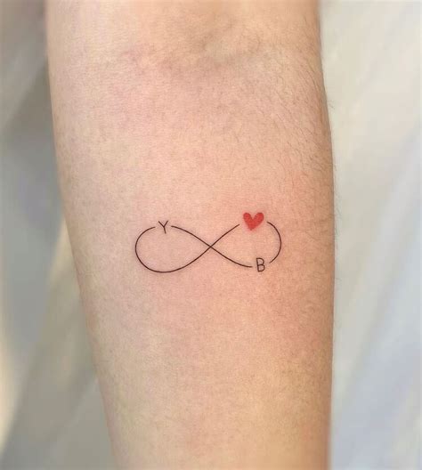 Infinity Tattoo With Initials