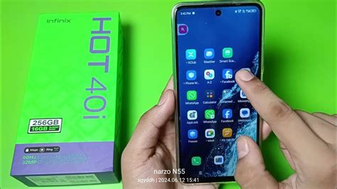 Tampilan Pengaturan Layar Beranda XOS Infinix
