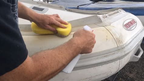 Inflatable Fishing Boat Cleaning