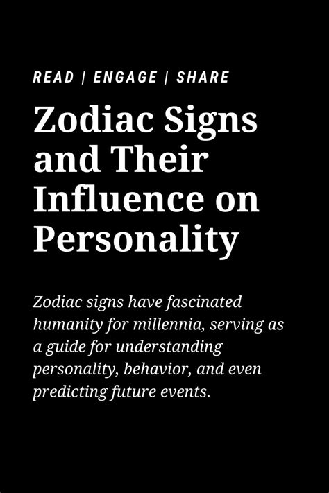 Influence of the Zodiac Signs