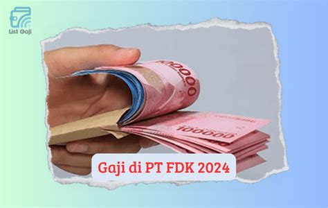Info Gaji PT FDK