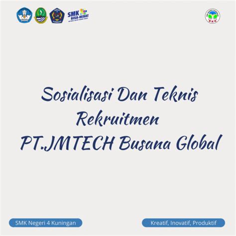 Info Gaji PT JMtech Busana Global