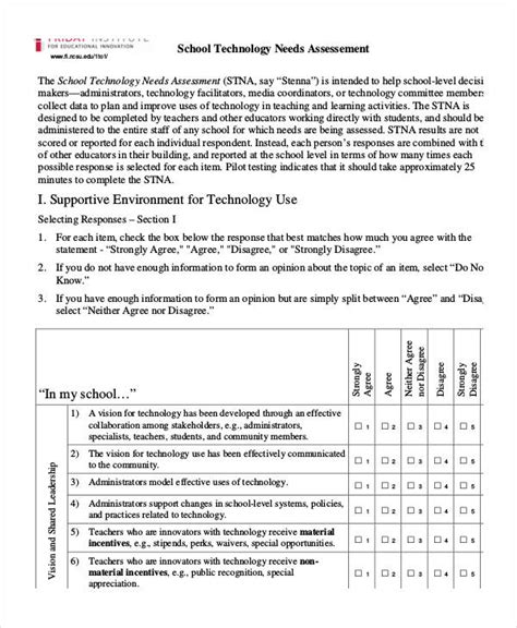 Technology Assessment Templates 7+ Free PDF Documents Download Free