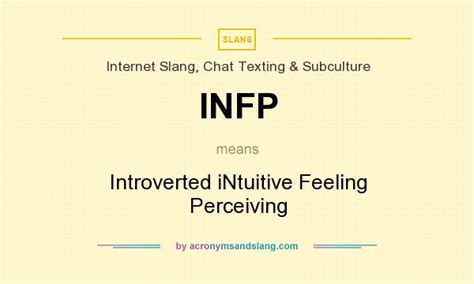 Infp Meaning Slang