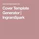 Ingramspark Cover Template Generator