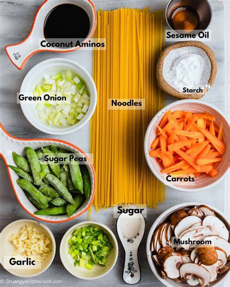 Ingredients+for+Cooking+Lo+Mein+Noodles