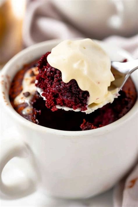 Ingredients for Red Velvet Mug Cake