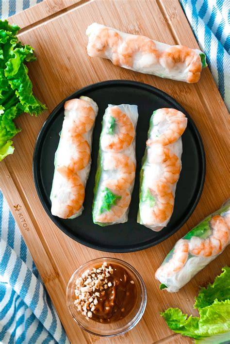 Ingredients of a Vietnam roll