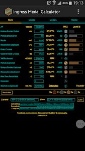 Ingress Medal Calculator