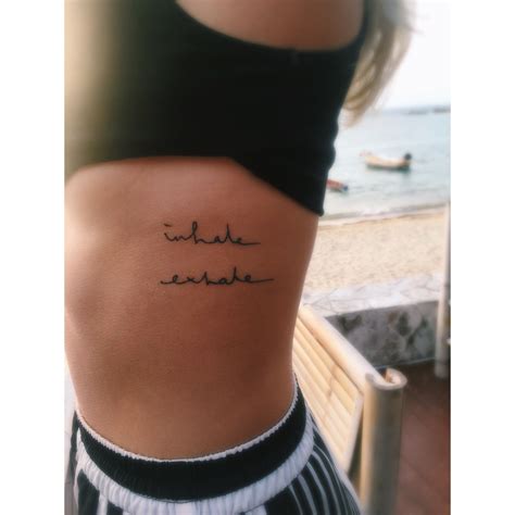 Inhale the future, exhale the past Past tattoo, Inhale