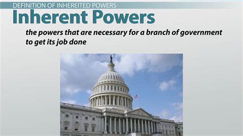 Unraveling the Mysteries of Inherent Powers: A Comprehensive Definition for AP Gov Students