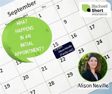 Initial Appointment: What to Discuss