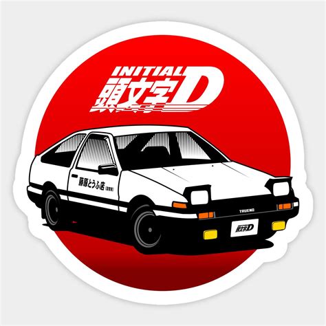 Initial D Car Stickers
