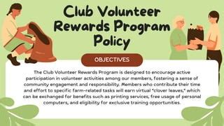 Initial Implementation Of The Volunteer Program Policy Should Take Place