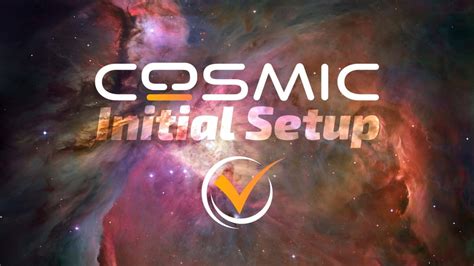 Initial Setup Tips