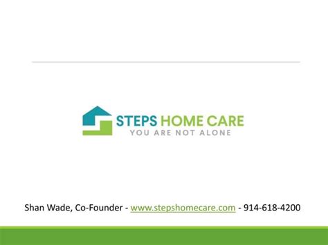 Initial Steps and Home Care