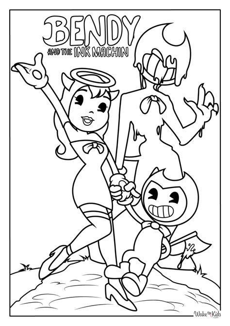 Ink Bendy Coloring Pages