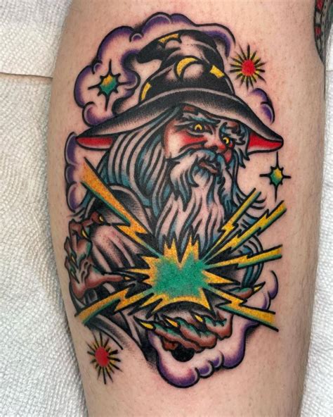 24 Attractive Wizard Tattoo For All The Dashing Guys And