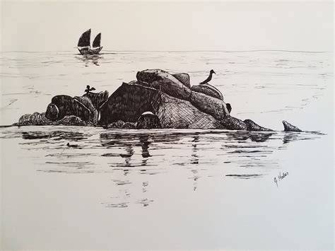 Ink for Water Drawings