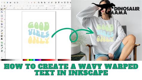 Inkscape Tutorial: Warped Text For Cricut Design Space
