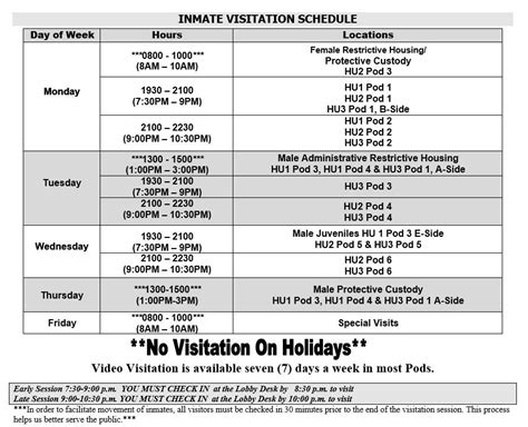 Harrison County Detention Center Inmate Visitation, Hours & Schedule