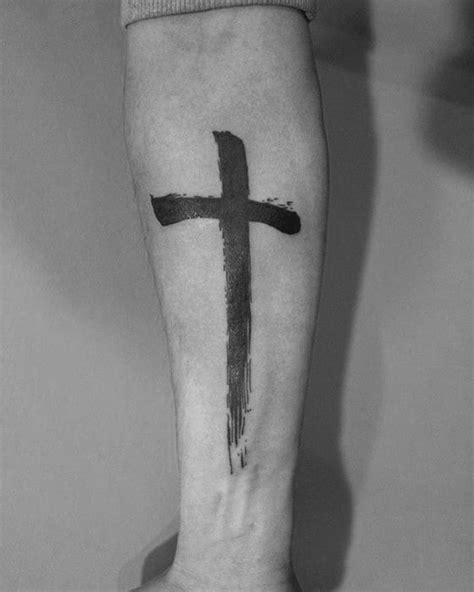 Inner Forearm Cross Tattoos
