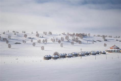 Inner Mongolia Yurt Winter