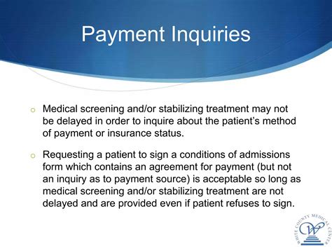 Inquire about the method of payment