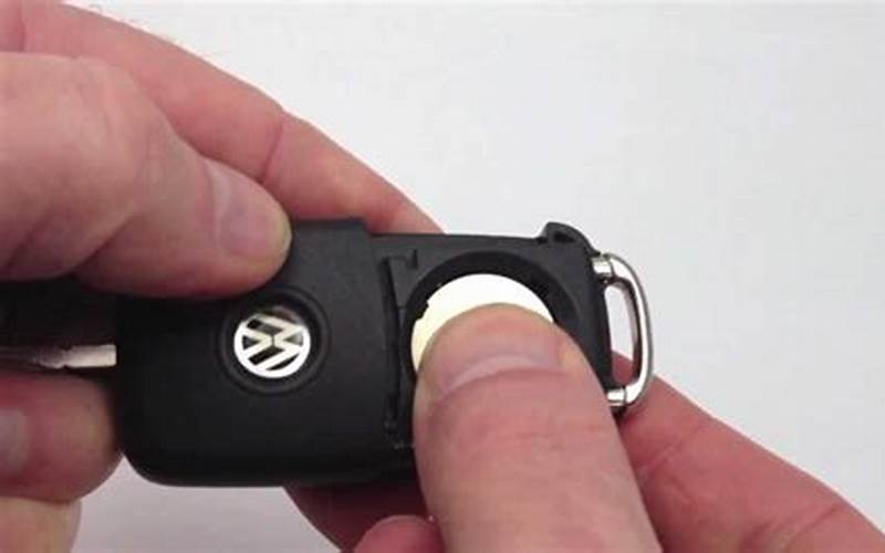 Insert New Battery Vw Key Fob