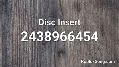 Insert Disc Here - Roblox