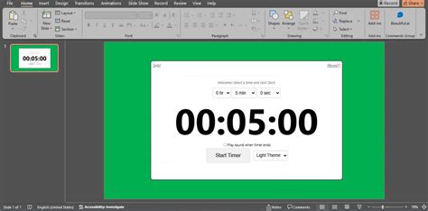 Boost Your PowerPoint Presentations: Time-Saving Tips for Inserting a Timer
