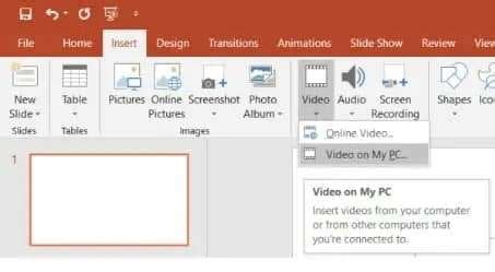 Inserting Your Video and Audio