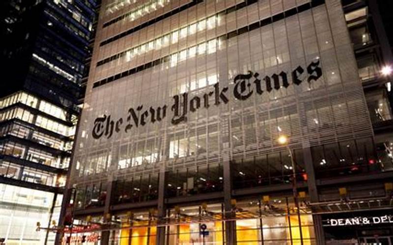 Inside The New York Times Newsroom