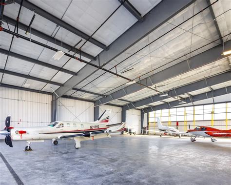 Inside Airplane Hangar