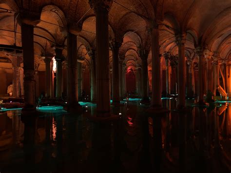 Inside Basilica Cistern