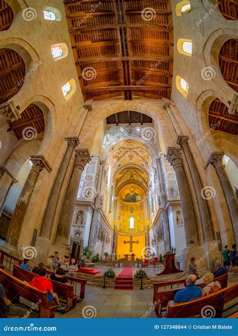 Inside Cefalu Cathedral