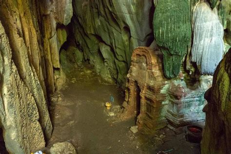 Inside Kampot Caves