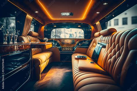 Inside Limousine Car