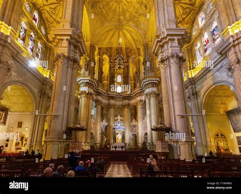 Inside Malaga Cathedral