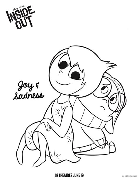 Inside Out Joy Coloring Pages