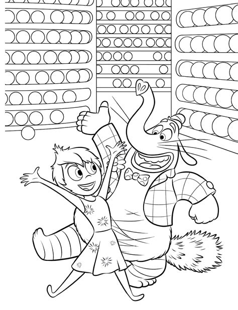 Inside out to print for free Inside Out Kids Coloring Pages