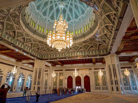 Inside Sultan Qaboos Grand Mosque