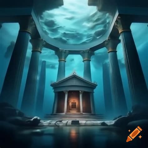 Inside Temple of Poseidon