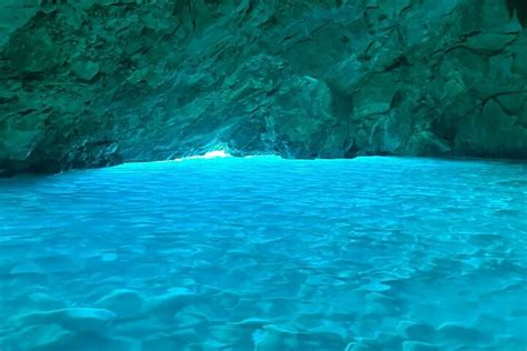 Inside Vlora Blue Cave
