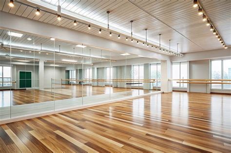 Inside a dance studio