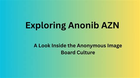 Inside the Anonymous Network Cracking the Code of Anonib Wv