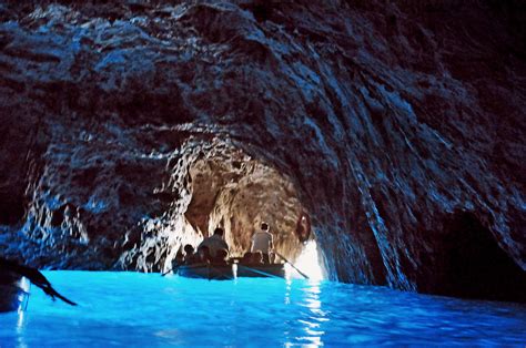 Inside the Blue Grotto Capri