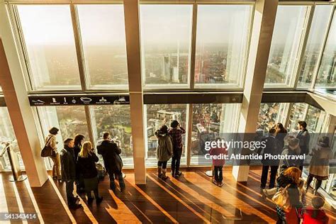 Inside the Shard observation deck