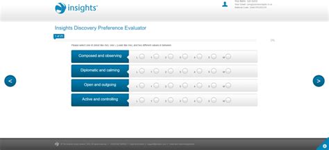Insights Discovery Questionnaire Free